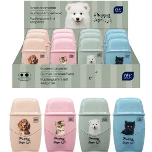 Temperówka PUPPY SIGN podwójna mix Interdruk