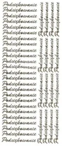 Naklejka (nalepka) podziękowanie złote Farro (084)