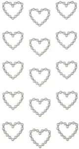 Kryształki Craft-Fun Series serca białe Titanum (24SL0329)