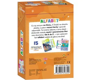 Książka dla dzieci Disney. Karty Alfabet Ameet (KWY 9101)