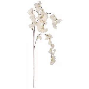 Kwiaty gałązka kwiat wiśni 125cm Home And Garden (7244)