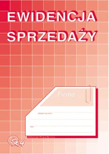 Druk offsetowy A5 Ewidencja sprzedaży 32k. Michalczyk i Prokop (K-4)