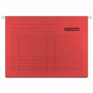 Teczka zawieszkowa Donau A4 - czerwony 230g (7410905PL-04)