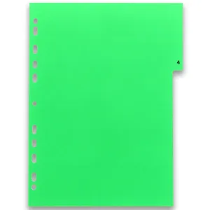 Przekładka numeryczna A4 mix 12k 1-12 [mm:] 225x300 Oxford (100204769)