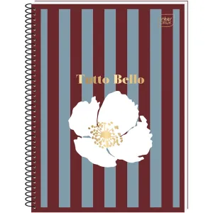 Kołozeszyt (kołonotatnik) TUTTO BELLO metalic A6 80k. 70g krata Interdruk