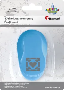 Dziurkacz ozdobny Craft-Fun Series 25mm serce Titanum (T-8810-67)