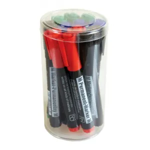 Marker permanentny Cresco, mix okrągła końcówka