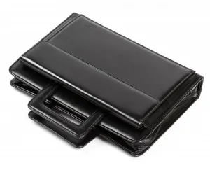 Teczka z szerokim grzbietem na suwak Jan-Pol Bis Aktówka z wysuwaną rączką A4 kolor: różne 380mm x 260mm (AK-15)