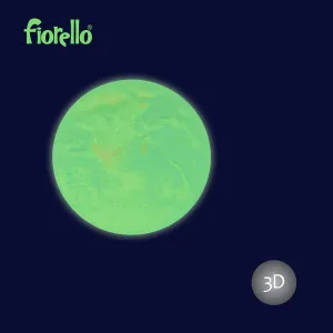 Naklejka ścienna Fluorescencyjna ziemia 3D Fiorello (170-2801)
