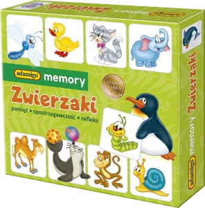 Gra pamięciowa zwierzaki zwierzaki Adamigo