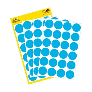 Etykieta do oznaczania kropki  118mm niebieska [mm:] 18x43 Zweckform (3005)