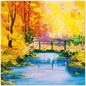 Serwetki Lunch mix bibuła [mm:] 330x330 Paw (SDL237400)