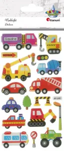 Naklejka (nalepka) Titanum Craft-Fun Series Pojazdy użytkowe wypukłe (JN-U045)