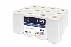 Papier toaletowy Professional 3 warstwowy kolor: biały 24 szt Ellis (6330)
