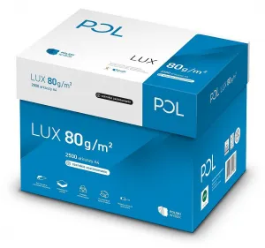 Papier ksero Pol lux A4 - biały 500k. 80g