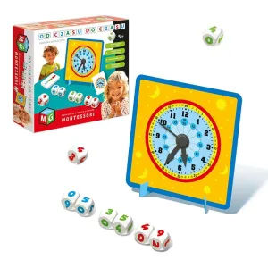 Gra edukacyjna MONTESSORI OD CZASU DO CZASU - NAUKA CZASU Multigra
