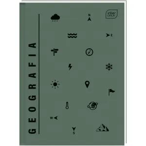 Brulion tematyczny A5/ 80k 5902277332394 A5 80k. 70g krata Interdruk (GEOGRAFIA)