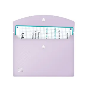 Teczka plastikowa na zatrzask Urban kopertowa pastel A5 mix 300 mic. Oxford (400187615)