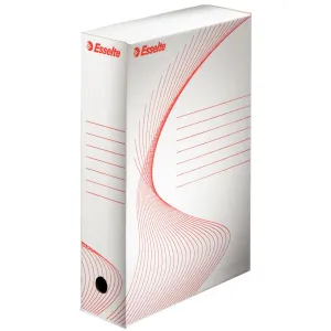 Pudło archiwizacyjne A4 Boxy 80 biały karton [mm:] 245x80x 345 Esselte (128080)