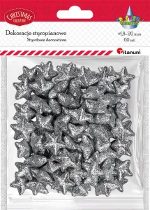 Ozdoba styropianowa Craft-Fun Series gwiazdki Titanum (23YX0326-3(SILVER))