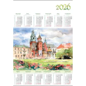 Kalendarz ścienny RUCZAJ plakatowy 607mm x 880mm Lucrum (PL09)