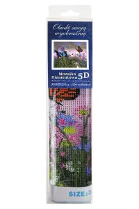 Zestaw kreatywny Diamentowa mozaika 30x40cm Motyle Flamingo Line (TMR12041)