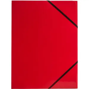 Teczka kartonowa na gumkę Tetis A4 kolor: czerwony 350g 320mm x 240mm (BT600-C)
