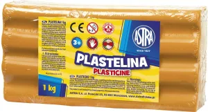 Plastelina 1 kol. pomarańczowa 1000g Astra