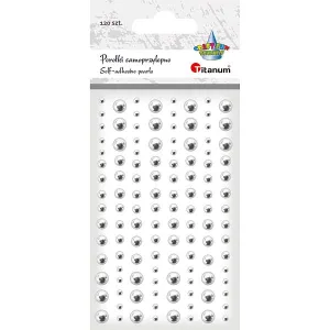Kryształki Craft-Fun Series perełki srebrne Titanum (24MH03116(silver))