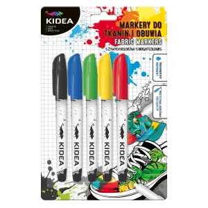 Marker specjalistyczny do tkanin wkład mix okrągła końcówka Kidea (MOT5KA)