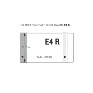 Okładka Biurfol Standard regulowana E4R 292mm x 408-440mm (OZK-57)