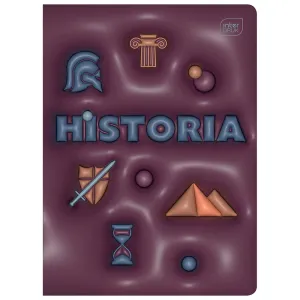 Zeszyt tematyczny HYBRID HISTORIA A5 60k. 70g krata Interdruk (+pigułka wiedzy)