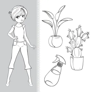 Kolorowanka My dziewczyny