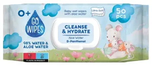 Chusteczki higieniczne nawilżane dla dzieci z wodą aloesową i d-pantenolem 50 szt Gowipes (BS-GW-657098)