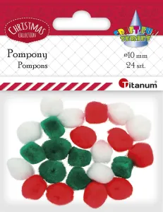 Pompony Craft-Fun Series mix 24 szt Titanum (338616)