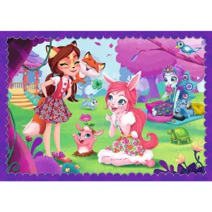 Puzzle Trefl Enchantimals zabawa z pupilami 4W1 4w1 el. (34305)