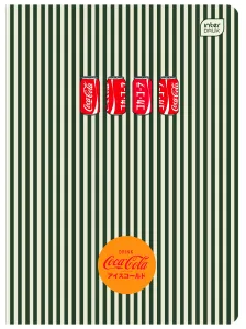 Zeszyt SOFT TOUCH COCA COLA A5 80k. 70g krata Interdruk