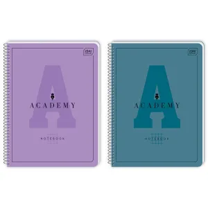 Kołozeszyt (kołonotatnik) A4+ ACADEMY Hybry 80k. 90g krata Interdruk