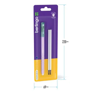 Długopis Haze wymazywalny wkład niebieski 0,5mm Berlingo (338375)