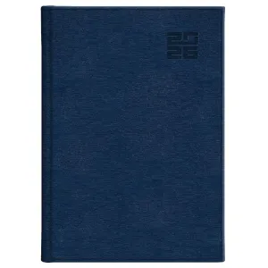 Kalendarz książkowy (terminarz) GRANATOWY aluminium TYGODNIOWY Z NOTESEM A5 (237 A5TNB)