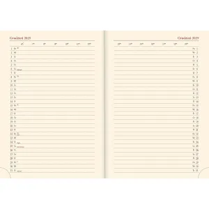 Kalendarz książkowy (terminarz) NENUFARY A5 Lucrum (21DS)