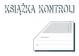 Druk offsetowy Michalczyk i Prokop Książka kontroli A5 16k. (P-10u)