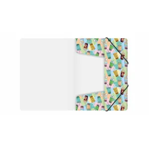 Teczka plastikowa na gumkę BUBBLE TEA A4 mix Biurfol (TGN-A4-37)