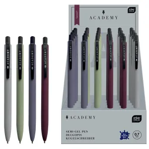 Długopis SMART aCADEMY metalowy wkład niebieski 0,7mm Interdruk (żelowy)