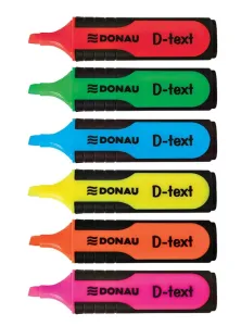 Zakreślacz D-Text wkład żółty 1,0-5,0mm Donau (7358001PL-11)