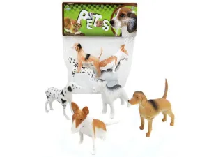 Figurka pieski 4 szt. Bigtoys (BZ8102)