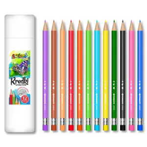 Kredki ołówkowe automatyczne w tubie 5906910831848 12 kol. Kolori (TT8878)