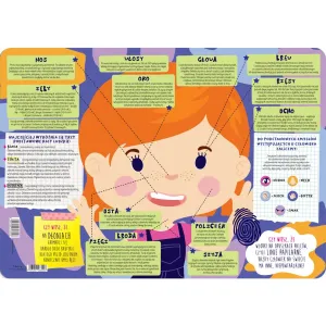 Podkład na biurko Ciało mix papier pokryty folią Henry (5905701483426)