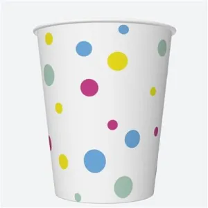Kubek jednorazowy daisy papier 250ml Pol-mak (01)