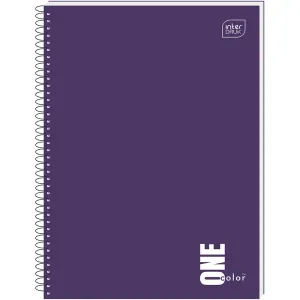 Kołozeszyt (kołonotatnik) ONE COLOR 80# A6 80k. 70g krata Interdruk